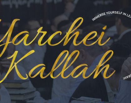 Memorial Day Yarchei Kallah 2020