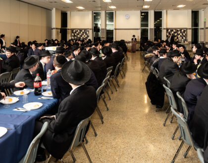 Mechina makes mass Siyum for Harav Sheftel Neuberger zt"l's first Yahrtzeit