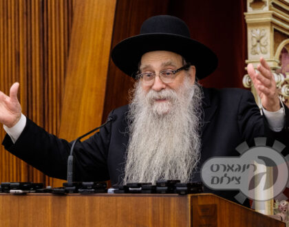 Harav Yerucham Olshin visit