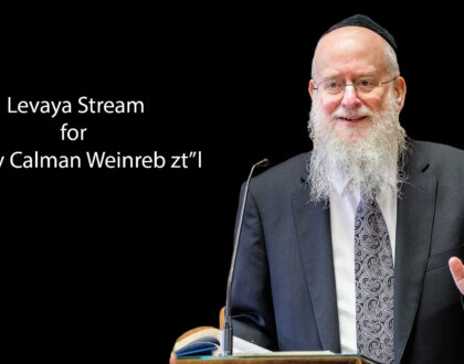 Levaya for Harav Calman Weinreb zt"l