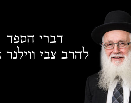 Hespeidim for Harav Zvi Willner zt"l